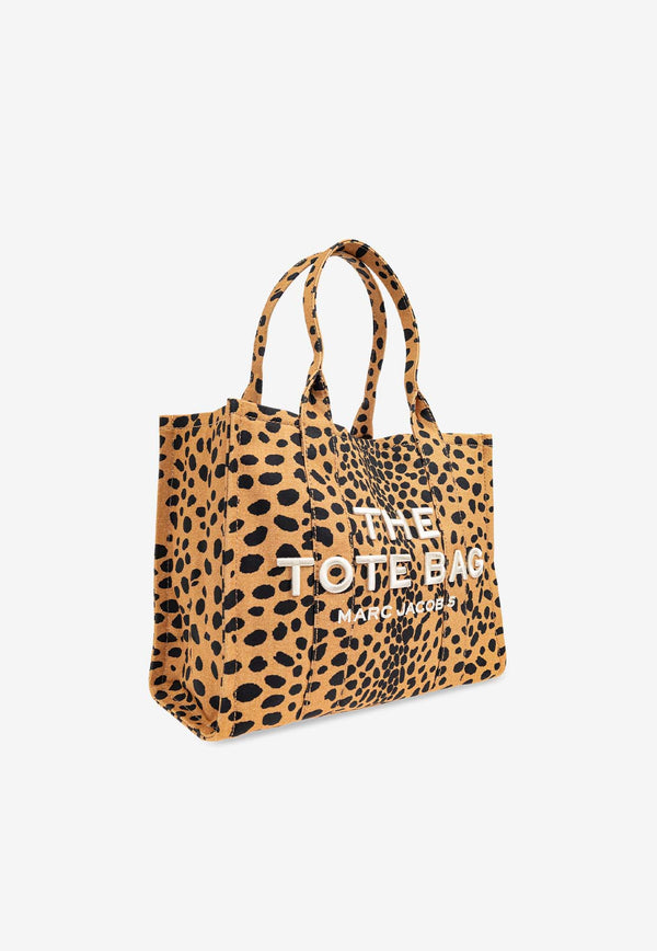 Marc Jacobs The Large Cheetah Canvas Tote Bag 2R4HTT030H03 0-002