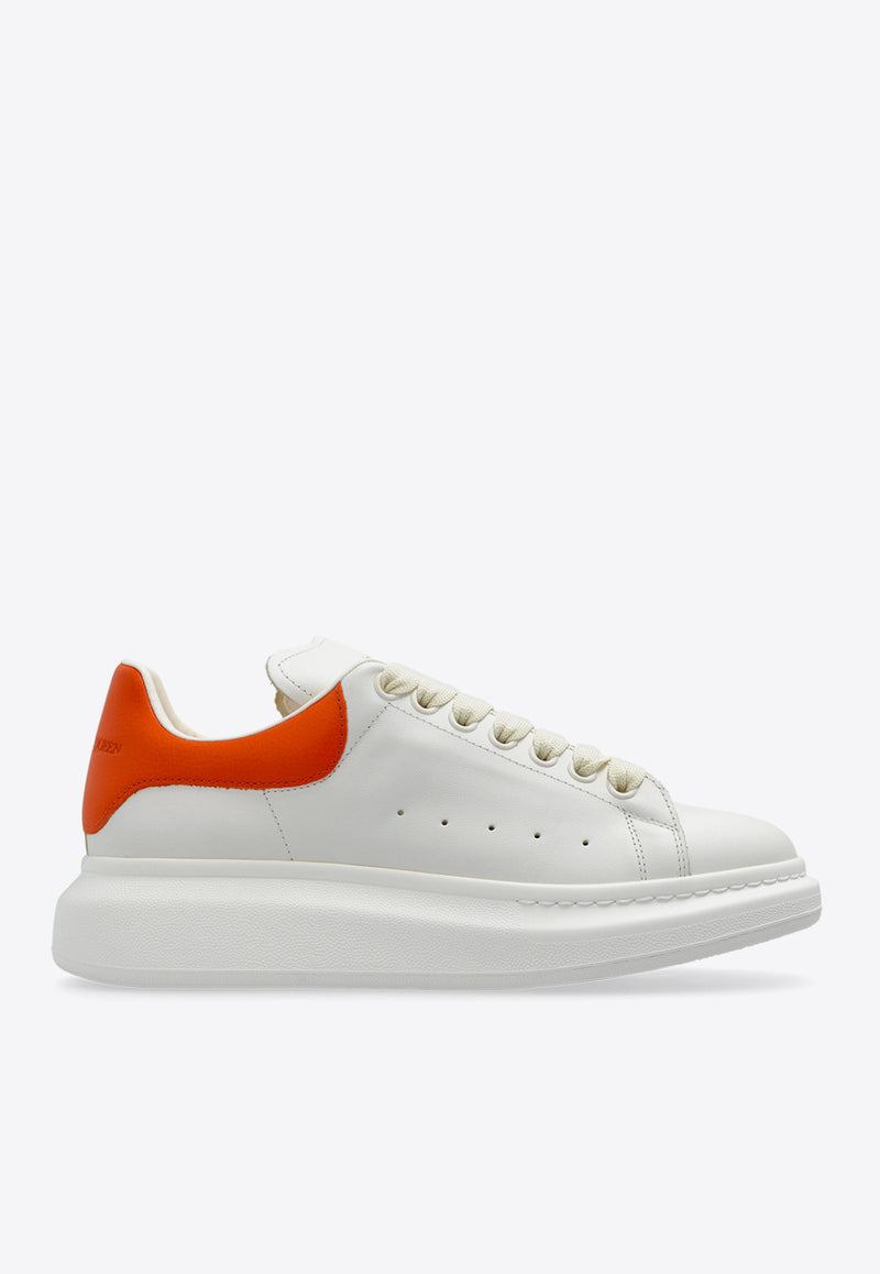 Alexander McQueen Oversized Leather Sneakers 553680 WIACV-9072