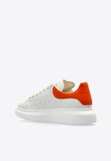 Alexander McQueen Oversized Leather Sneakers 553680 WIACV-9072