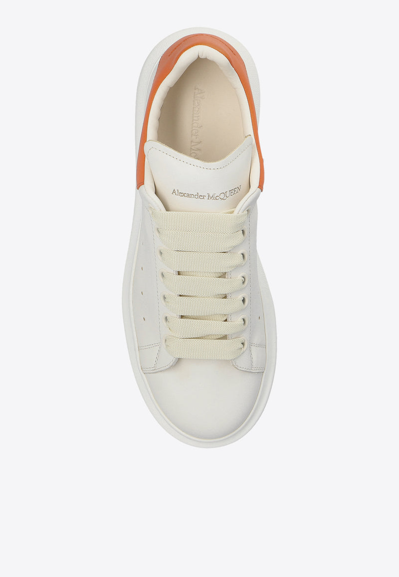 Alexander McQueen Oversized Leather Sneakers 553680 WIACV-9072