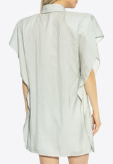 Stella McCartney Silk Shirt Mini Dress 6A0476 3FR210-8519