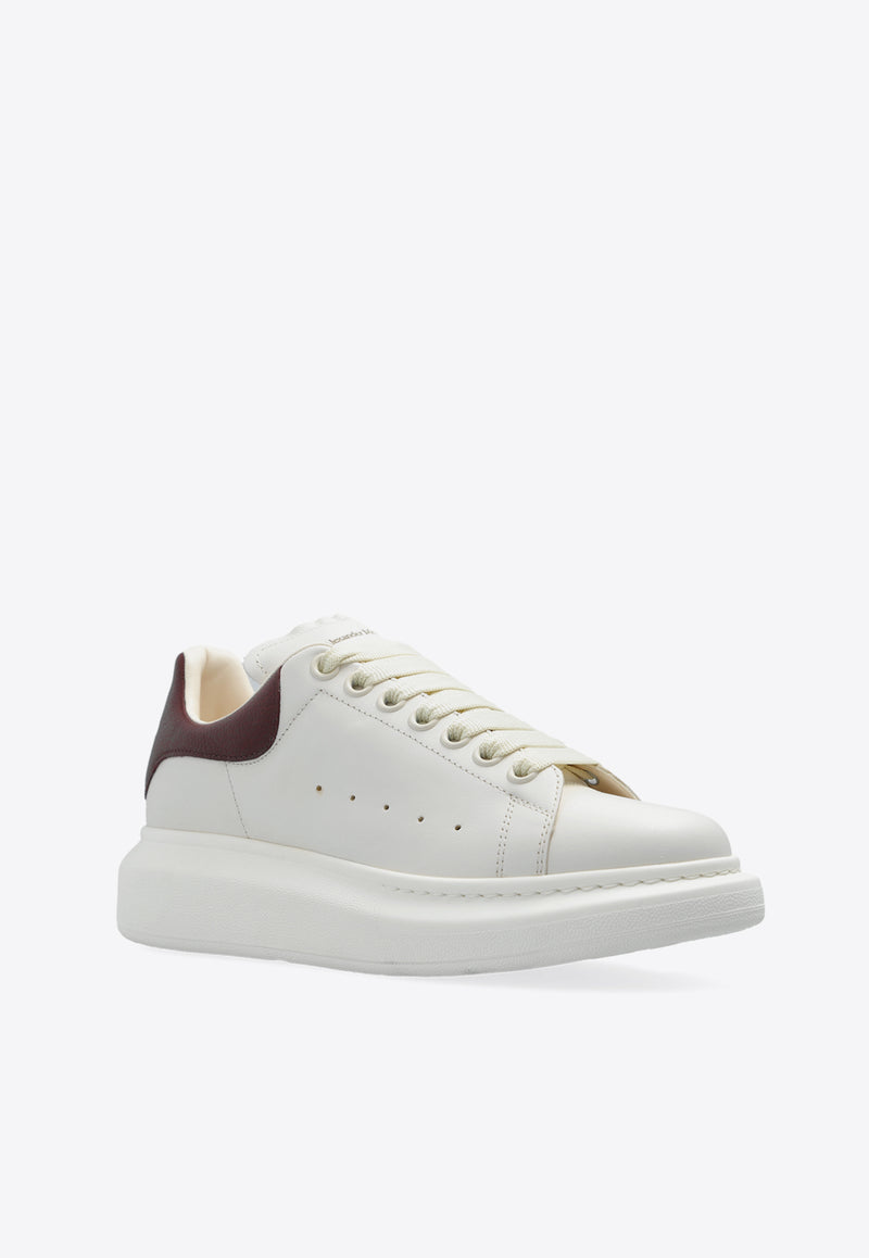 Alexander McQueen Oversized Leather Sneakers 553770 WIACV-9092