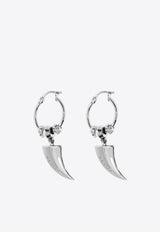 Alexander McQueen Tiger Claw Earrings 805723 J161N-0926