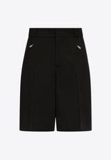 Alexander McQueen Wool Bermuda Shorts 809135 QVAAX-1000