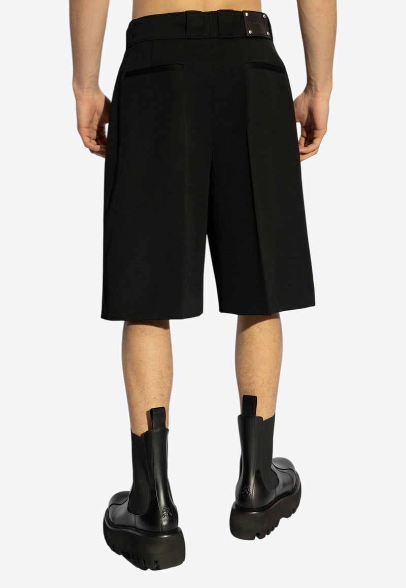 Alexander McQueen Wool Bermuda Shorts 809135 QVAAX-1000