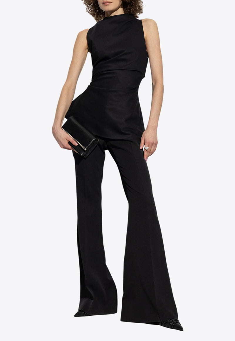 Alexander McQueen Draped Asymmetric Sleeveless Top 810287 QFAAZ-1000