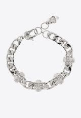 Alexander McQueen Skull Chain Bracelet 809458 J161N-0926