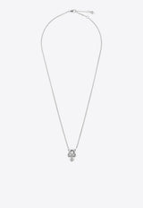 Alexander McQueen Skull Pendant Necklace 809456 J161N-0926