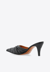 Alexander McQueen Birdee 70 Leather Pointed Mules 812558 WTAAA-1000