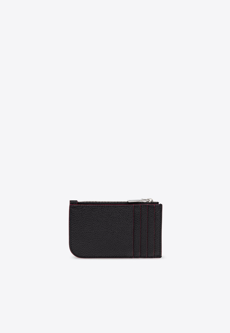 Alexander McQueen Logo-Lettering Sling Zip Cardholder 813546 1VDCC-1000