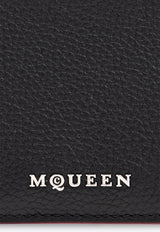 Alexander McQueen Logo-Lettering Sling Zip Cardholder 813546 1VDCC-1000