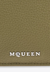 Alexander McQueen Logo-Lettering Sling Zip Cardholder 813546 1VDCC-3217