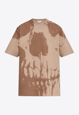 Alexander McQueen Skull-Print Crewneck T-shirt 815067 QTAC5-0983