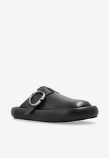 Alexander McQueen Arc Leather Clog Slides 815290 WIACT-1064