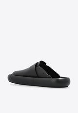 Alexander McQueen Arc Leather Clog Slides 815290 WIACT-1064