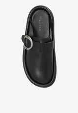 Alexander McQueen Arc Leather Clog Slides 815290 WIACT-1064