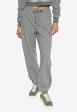 Alexander McQueen Logo Embroidered Track Pants Gray 816232 QLAD8-1015