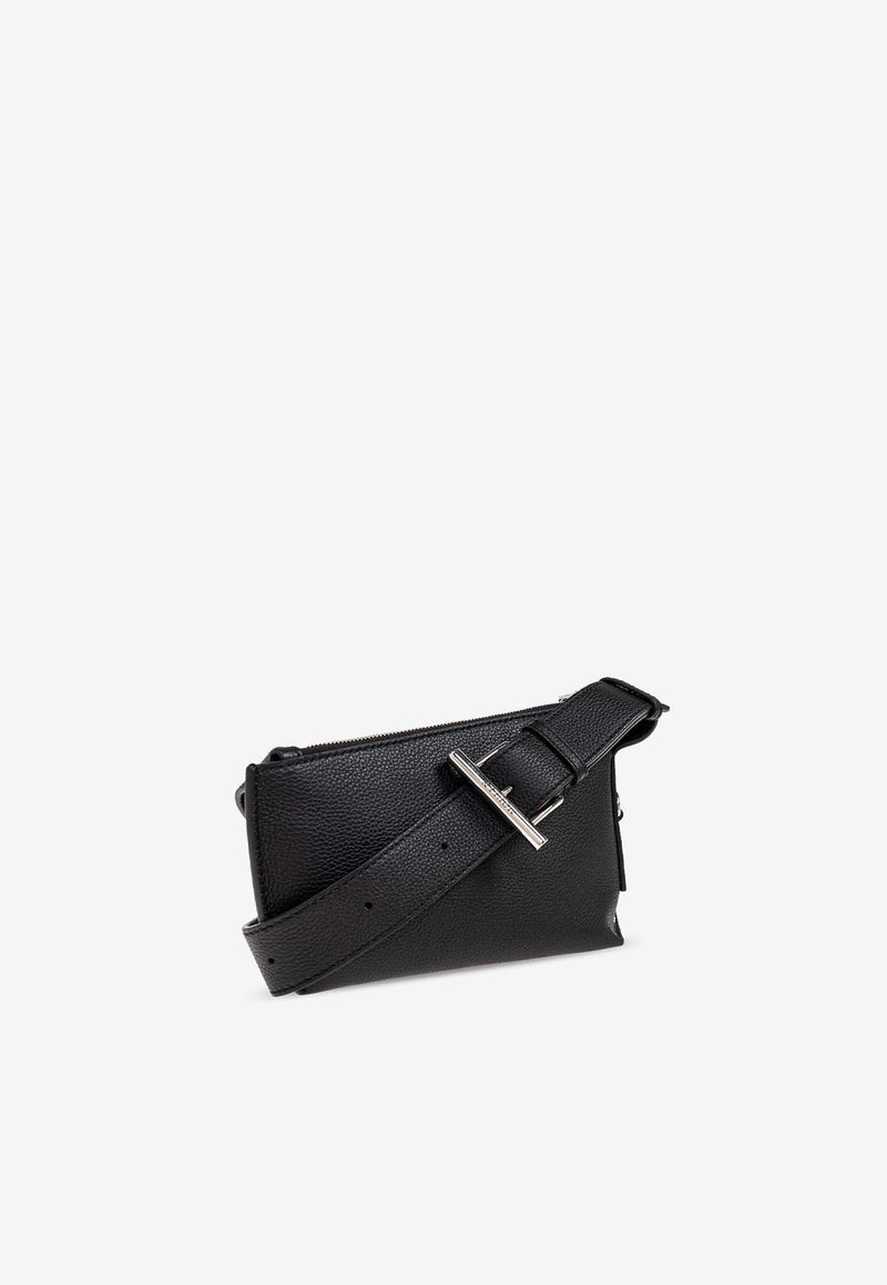 Alexander McQueen T Bar Crossbody Bag Black 813535 1VDCM-1000