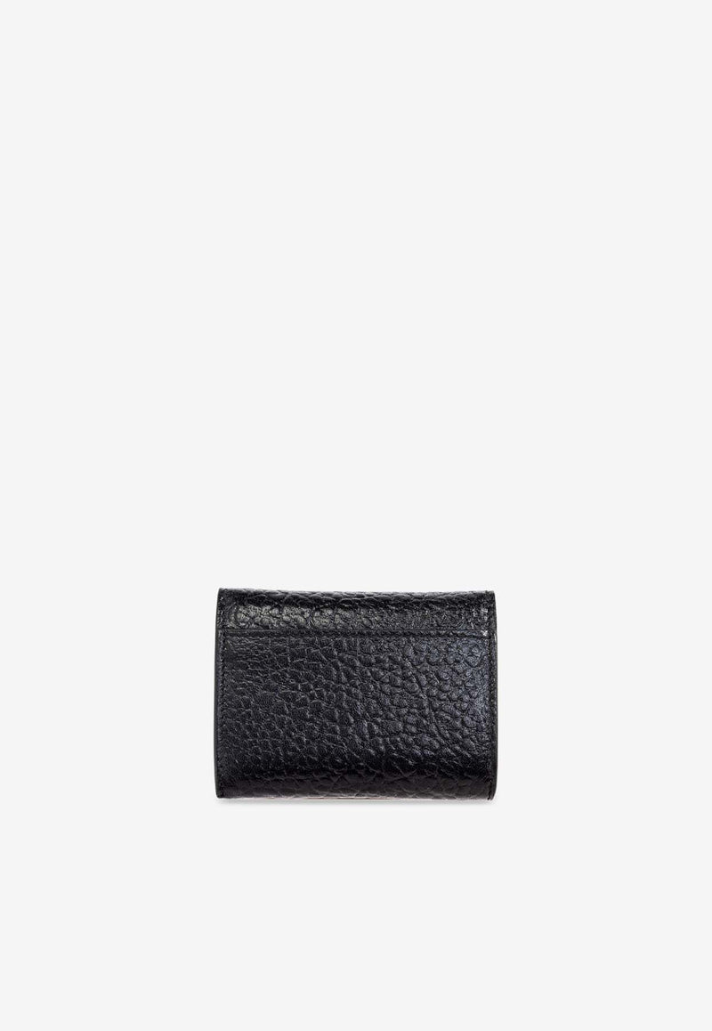 Alexander McQueen Grained Leather Clutch Bag Black 813549 1VDGB-1000