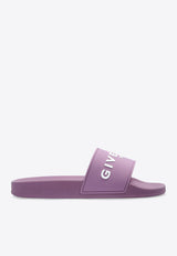 Givenchy Logo-Printed Slides BE307 6E2C4-510