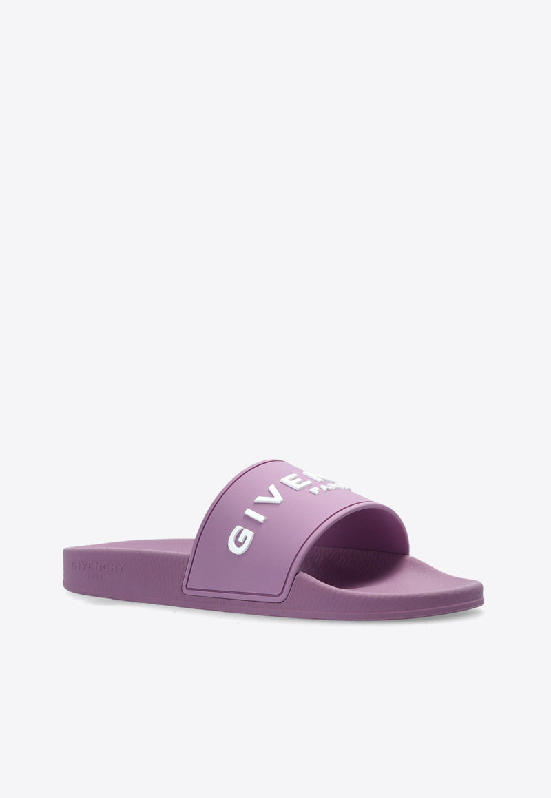 Givenchy Logo-Printed Slides BE307 6E2C4-510