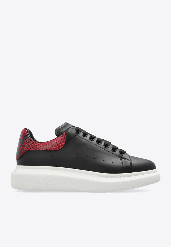 Alexander McQueen Oversized Low-Top Sneakers Black 817533 WLAAH-1045