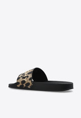 Givenchy Logo-Printed Leopard Slides BE307 6E2C3-007