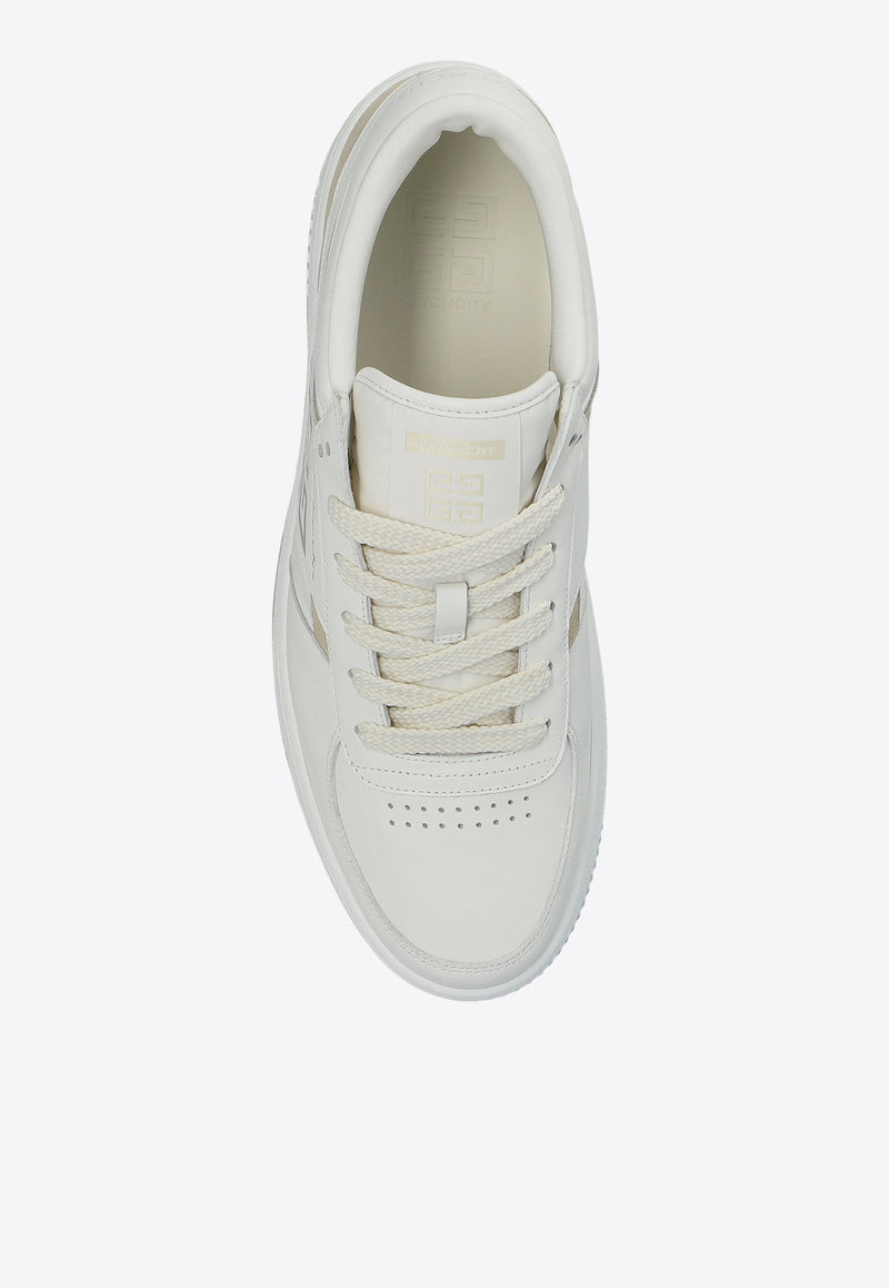 Givenchy Logo-Monogram Leather Sneakers BH00A RH1U9-118