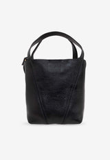 Chloé Small Spin Leather Tote Bag Black CH25SS812 N84-001