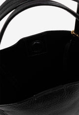 Chloé Small Spin Leather Tote Bag Black CH25SS812 N84-001