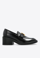 Chloé Marcie 60 Shiny Leather Pumps Black CHC24A04D MZ-001