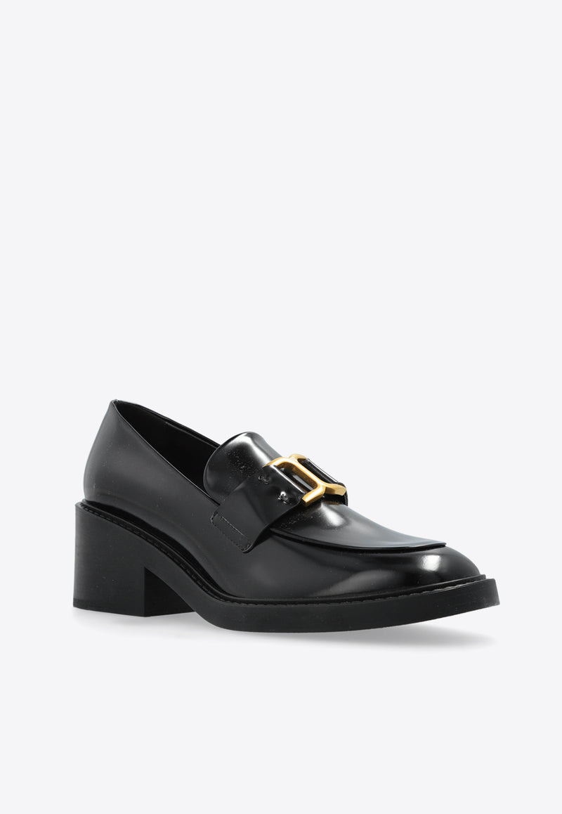 Chloé Marcie 60 Shiny Leather Pumps Black CHC24A04D MZ-001