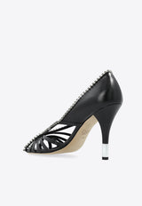 Chloé Leonie 95 Leather Pumps Black CHC25S07L PP-0ZZ