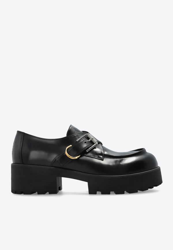 Givenchy Leather Platform Loafers BE202 4E28Z-001