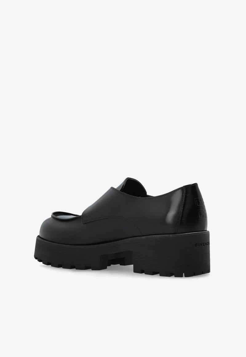 Givenchy Leather Platform Loafers BE202 4E28Z-001