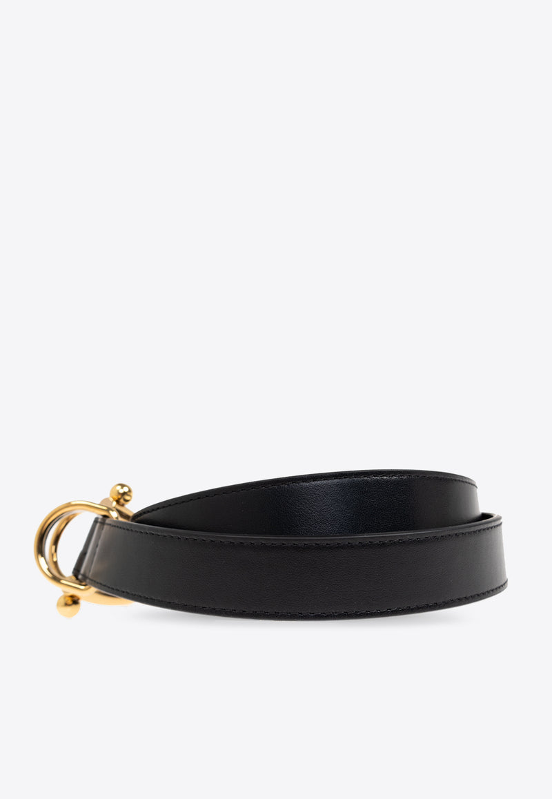 Chloé Bracelet Leather Belt Black CHC25SC004 SFB-001