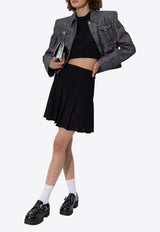 Givenchy Pleated Mini Skirt  BW40X W4ZPN-001