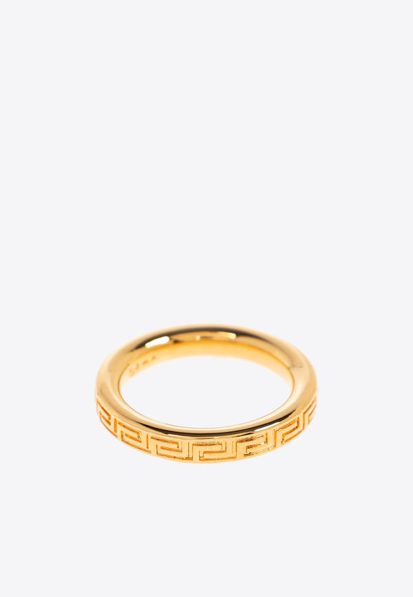 Versace Engraved-Greca Brass Ring DG56785 DJMT-3J000