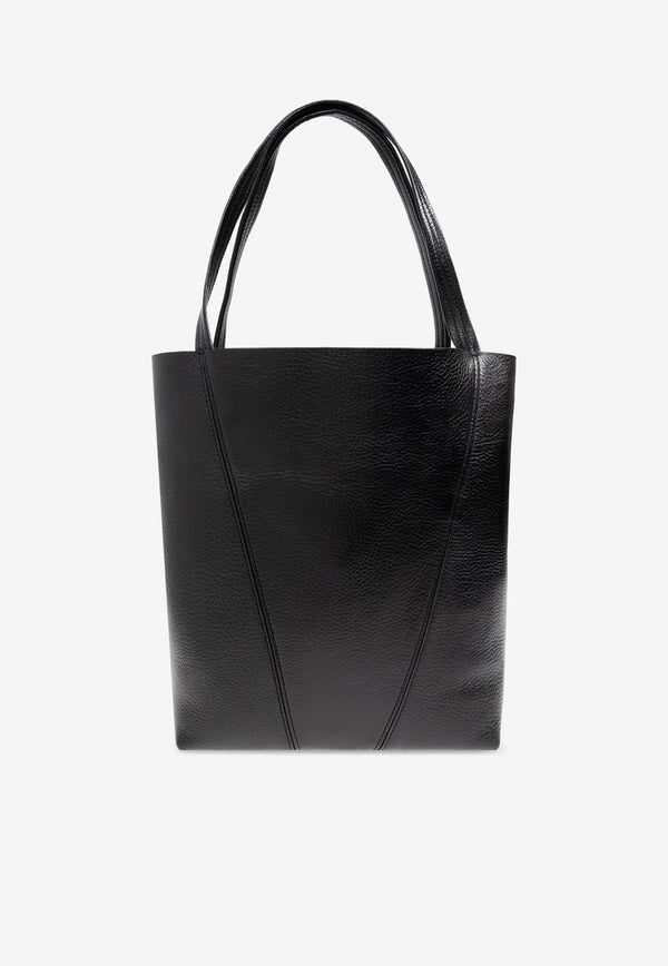 Chloé Spin Grained Leather Tote Bag Black CHC25SS811 N84-001