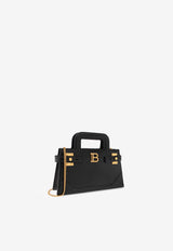 Balmain Small B-Buzz Leather Crossbody Bag Black EN1KJ931 LSLX-0PA