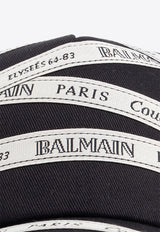 Balmain Logo-Print Baseball Cap EF1XA381 MB10-GWB