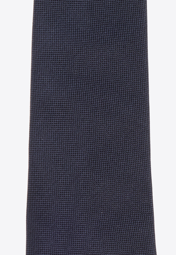 Kenzo Logo-Embroidered Silk Tie FF55CR010 JCC-79