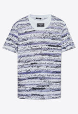 Balmain Printed Short-Sleeved T-shirt EH1EG028 GE34-GWD