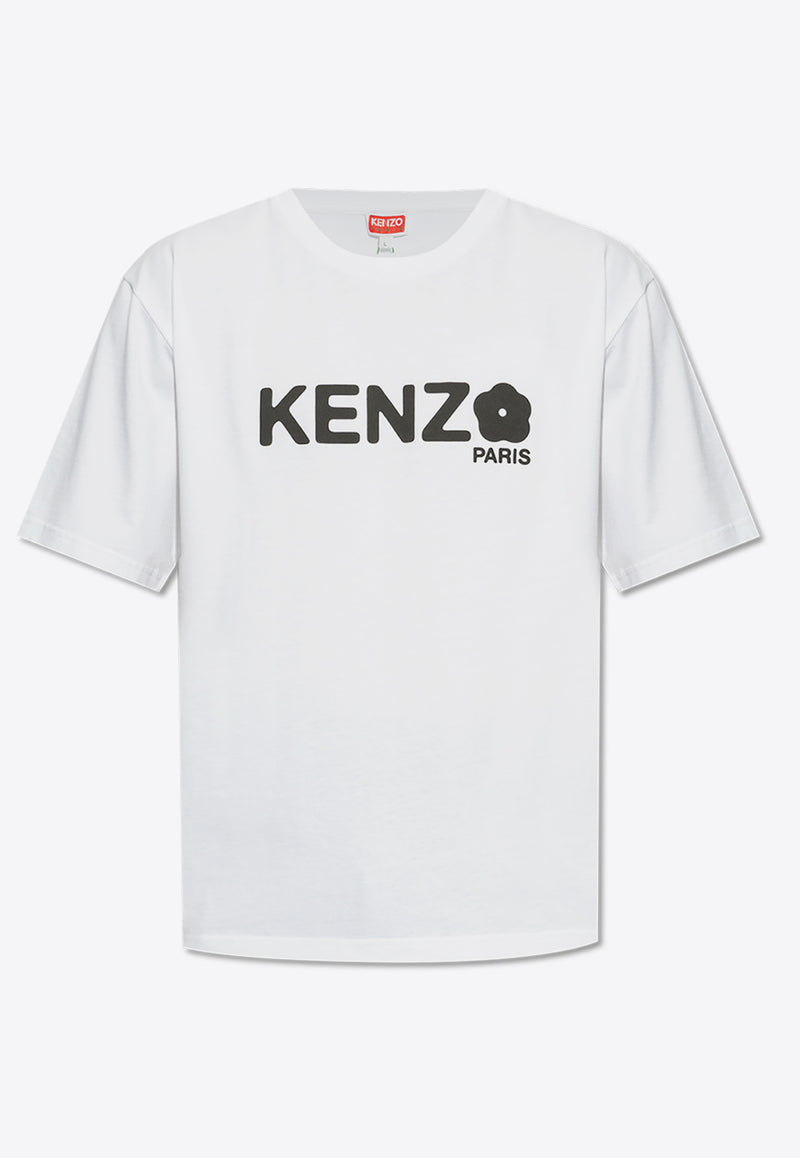 Kenzo Logo-Printed Crewneck T-shirt FF55TS491 4SG-01