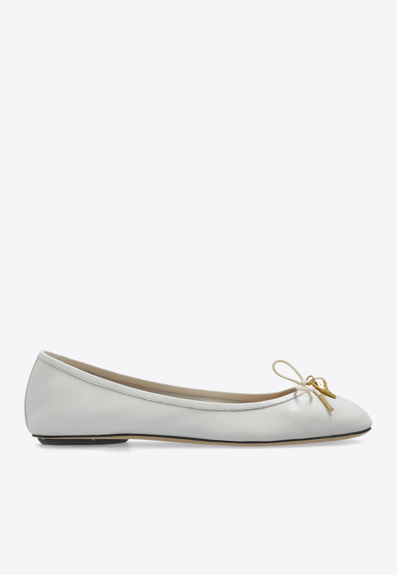 Chloé Iris Bow-Embellished Ballet Flats CHC25S08H QN-122