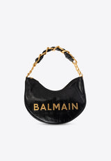 Balmain 1945 Soft Moon Leather Shoulder Bag EN1BQ954 LETF-0PA