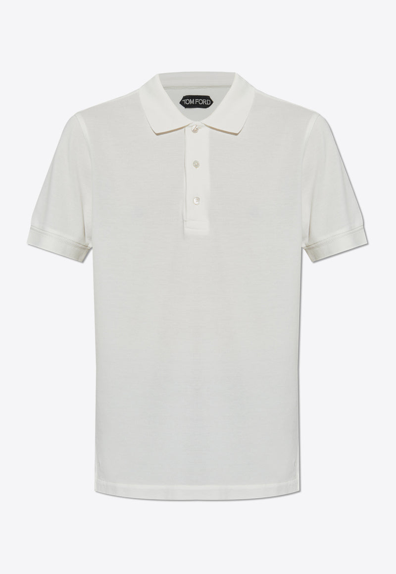 Tom Ford Short-Sleeved Piquet Polo T-shirt JPS011 JMT009S25-AW002