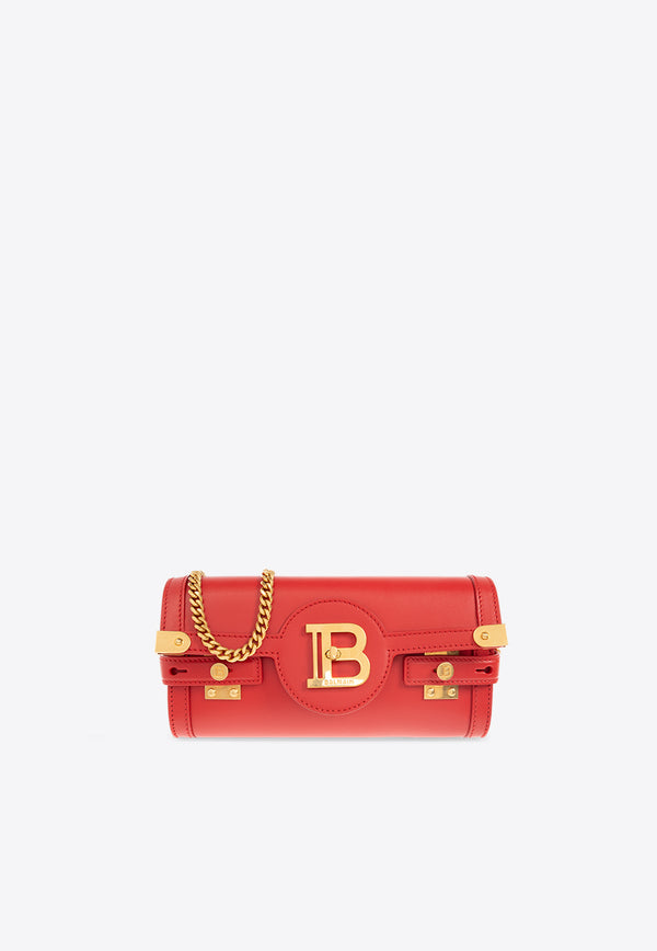 Balmain B-Buzz 24 Leather Clutch Bag EN1LE596 LAVE-3BZ