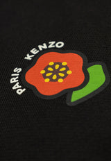 Kenzo Logo-Embroidered Crewneck Sweatshirt FF55SW267 4MC-99J