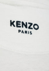 Kenzo Logo-Embroidered Crewneck T-shirt FF52TS150 4SG-02